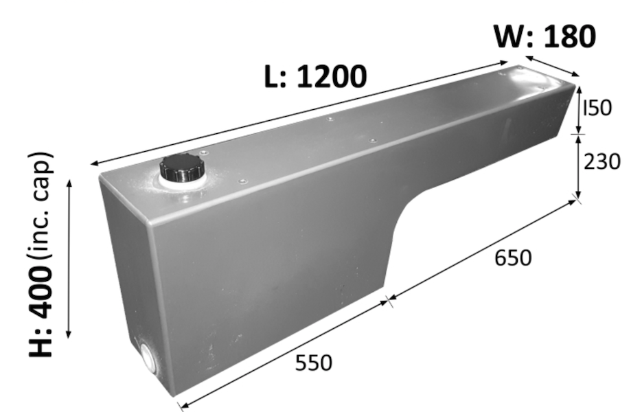 45L SideTub tank