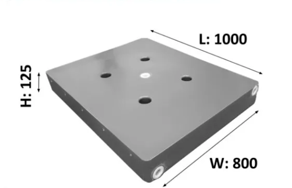 80L Slim underfloor tank